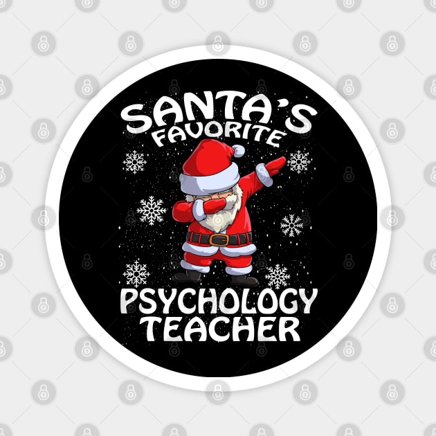 Santas Favorite Psychology Teacher Christmas Magnet by intelus